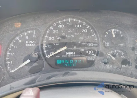 2002 Chevrolet Silverado 1500 Ls z USA, uszkodzony, nr VIN 2GCEK19T421303082